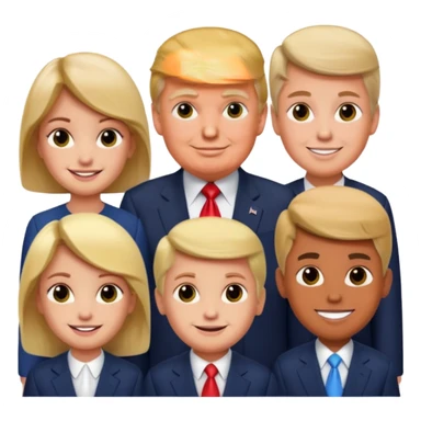 donald trump siblings sticker