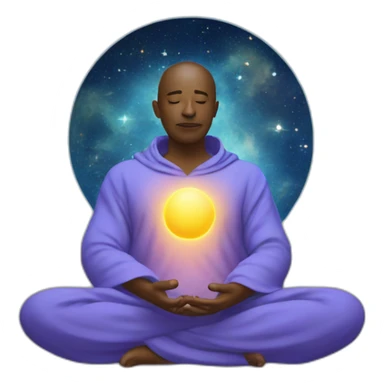 Cosmic méditation  sticker