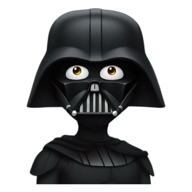 Dark Vador qui fait du trampoline sticker