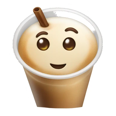 iced latte no cream sticker