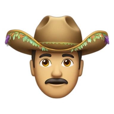 Chapeau de mexicain  sticker