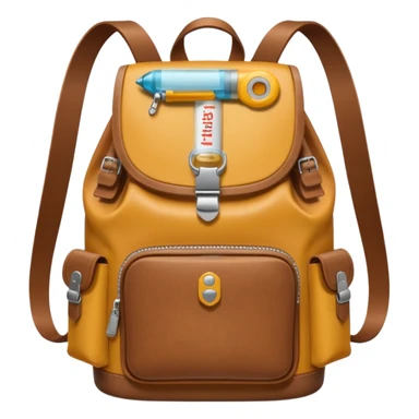 EpiPen in backpack purse sticker