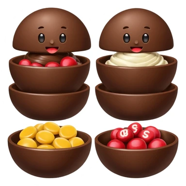chocolate bowls sticker