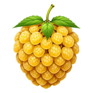 yellow rasberry sticker