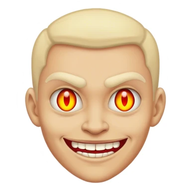 Evil ass smile  sticker