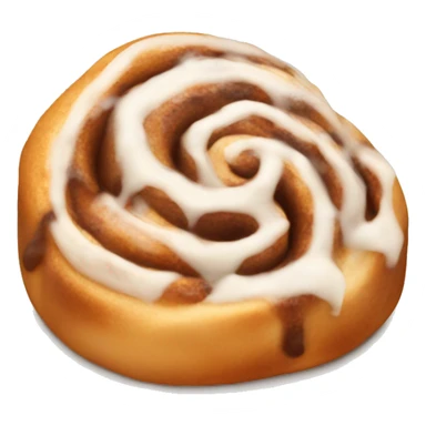 Cinnamon roll with icing  sticker