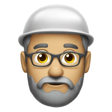 Tree surgeon  with scraggly beard  sticker