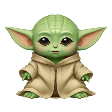 Baby yoda sticker