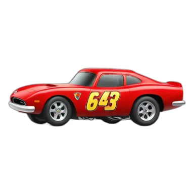 cars : flash mcqueen sticker