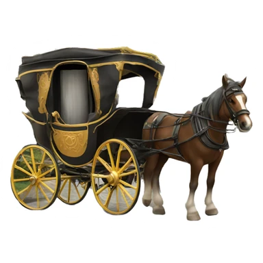 Horse carriage  sticker