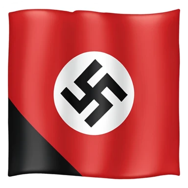 nazi flag sticker