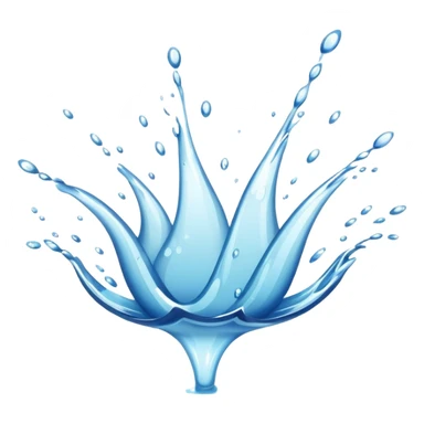 water splash sticker