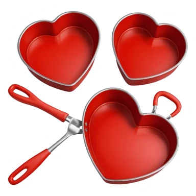 Valentine cookware heart shaped  sticker