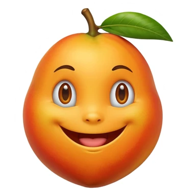Mango smiling and laughing  sticker