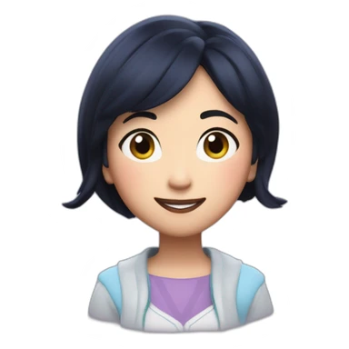 marinette du-pain cheng from the tv show miraculous sticker