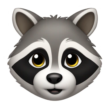 cute racoon sticker