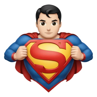 Superman Symbol batman v superman black sticker