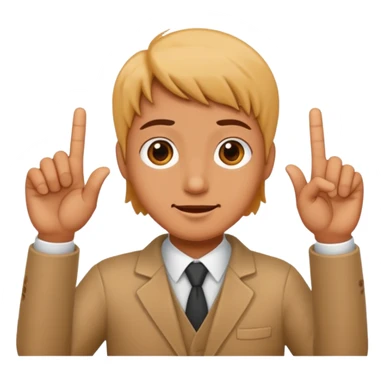 3 finger emoji sticker