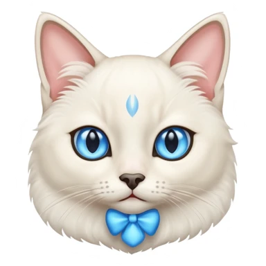 White Siamese cat sticker
