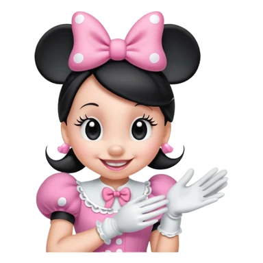 minnie mouse pink sticker