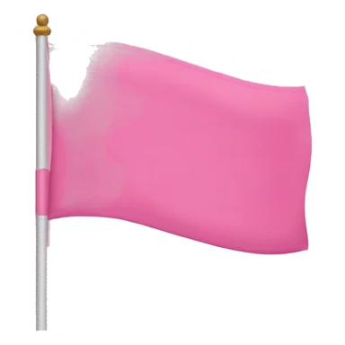 A pink flag with the word IBED sticker