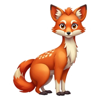 Colorful exotic Falvie-Fionbri, full body sticker