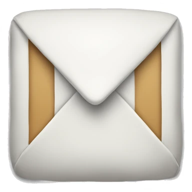 letter with a black cro sticker