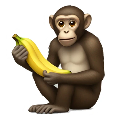 monkey-eat-banana sticker