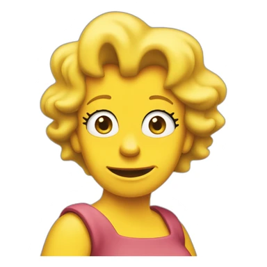 maggie simpson old sticker