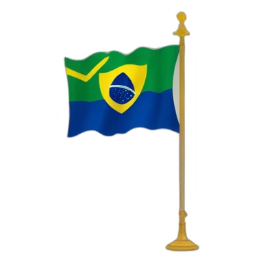 Monarchist Brazil flag sticker