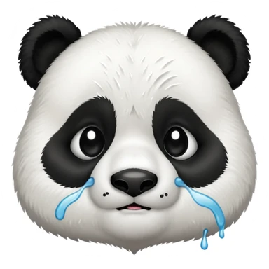 Combine these two: 🐼 😭  sticker