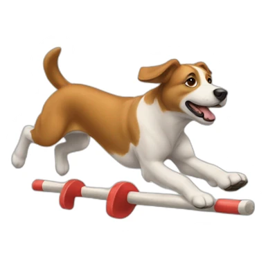 Agility dog sticker