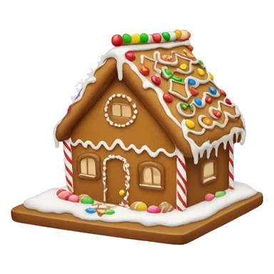Ginger bread house sticker