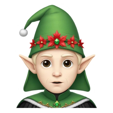 darth vader elf christmas sticker