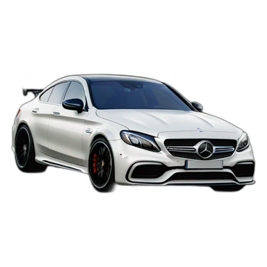 Mercedes AMG C63 sticker