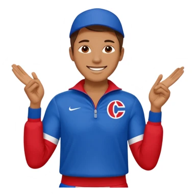 Red, White, and Blue Reigning Champion sticker