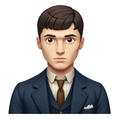 Thomas Shelby with a six pack sticker