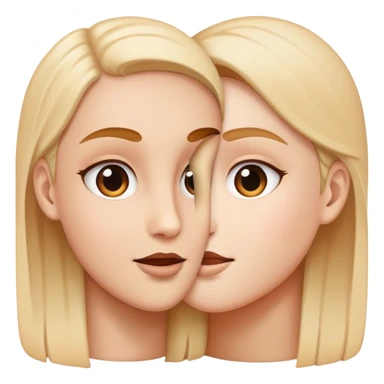 Face picture exchange sticker