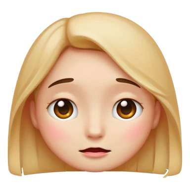 Create a shyness imoji sticker