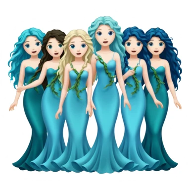 mythical sirens sticker