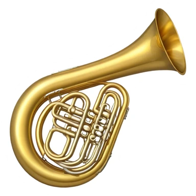 Big tuba  BRASS sticker