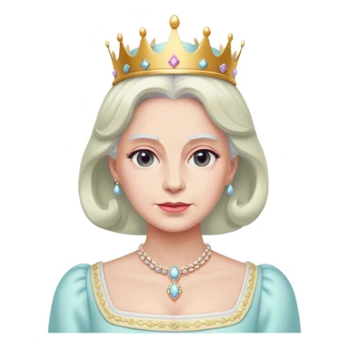 pastel british qween sticker