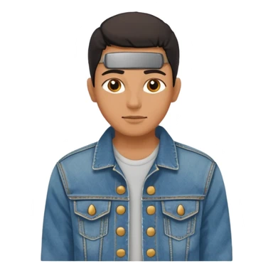 ancient egypt denim jacket sticker