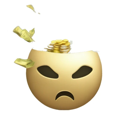 explosion of money sticker