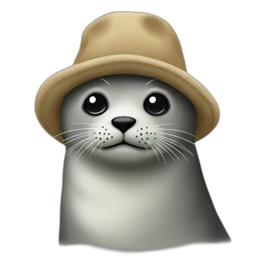 seal wif hat sticker