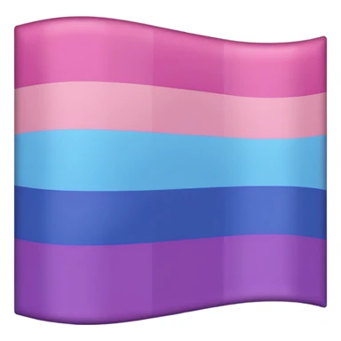 flag with the colors pink, purple and blue sticker