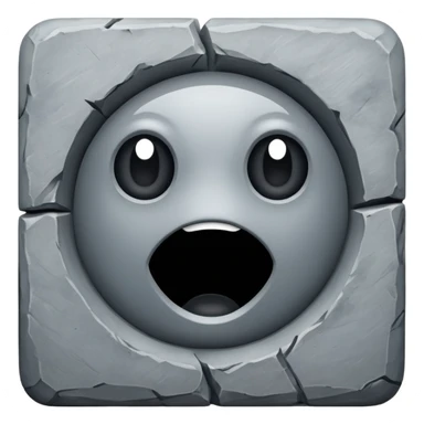 Ortası delik yamuk kare sticker