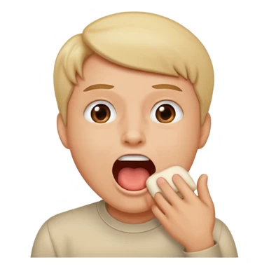 Make a person burping sticker