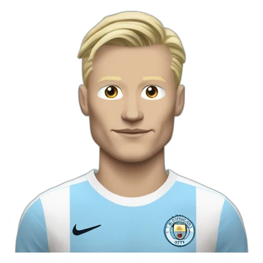 Erling Haaland man city sticker