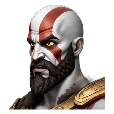 God of war kratos sticker